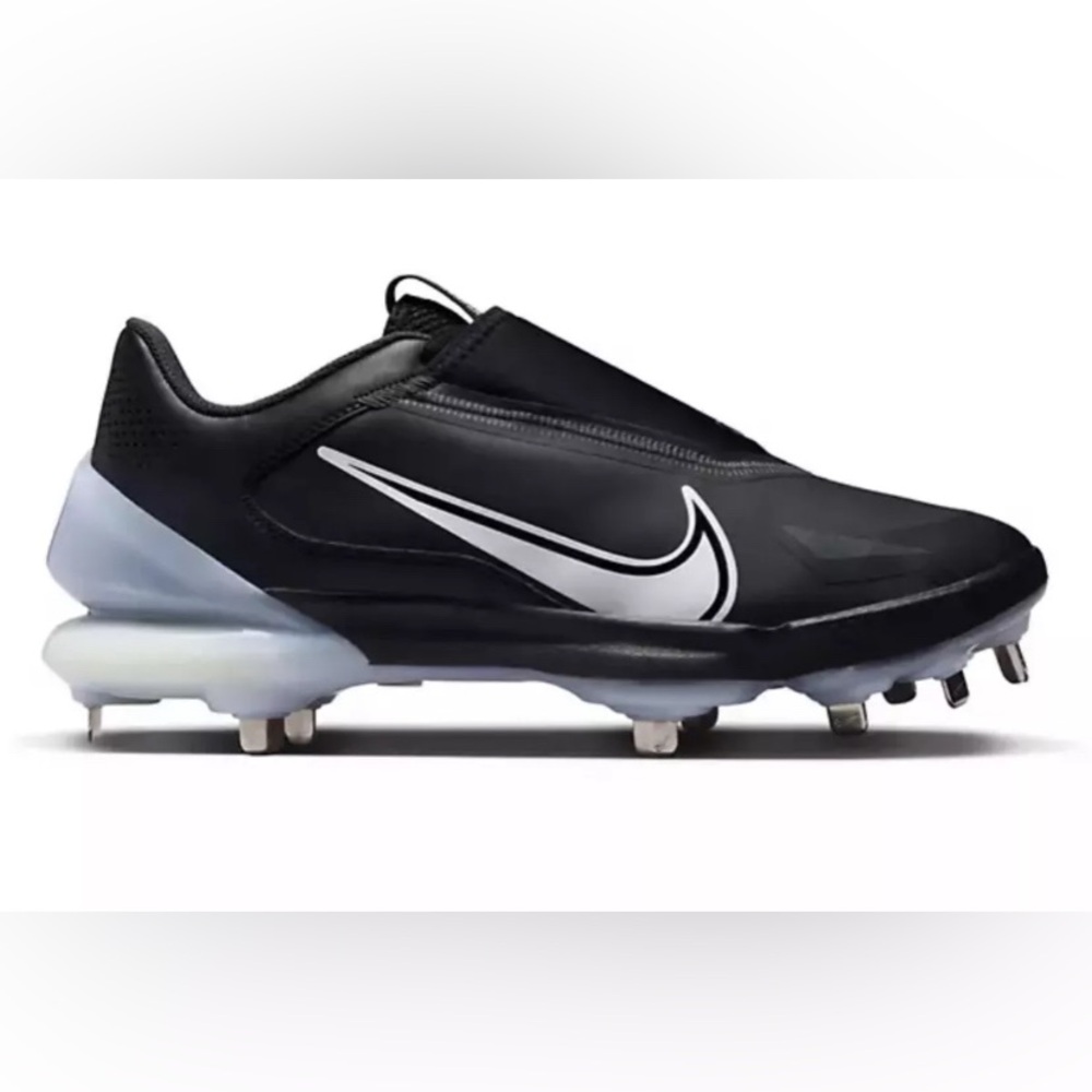 NEW [Nike] Force Zoom Mike Trout 8 Pro Black Metal Baseball Cleats Men's Size 10 - Picture 2 of 15